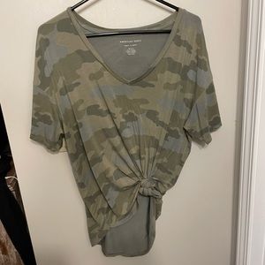American Eagle camo top